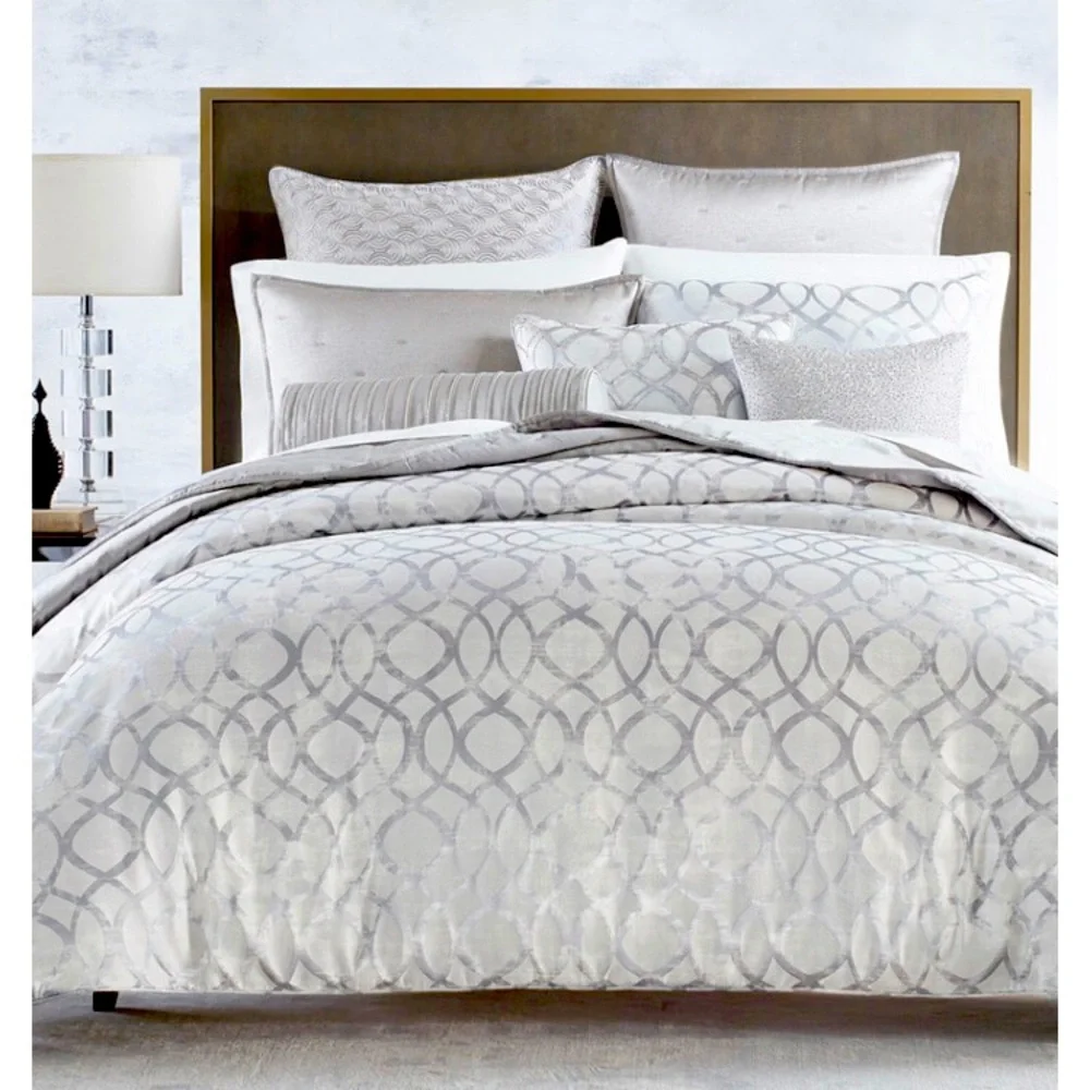 NWOT Hotel Collection, Helix Collection Duvet Cover Full/Queen